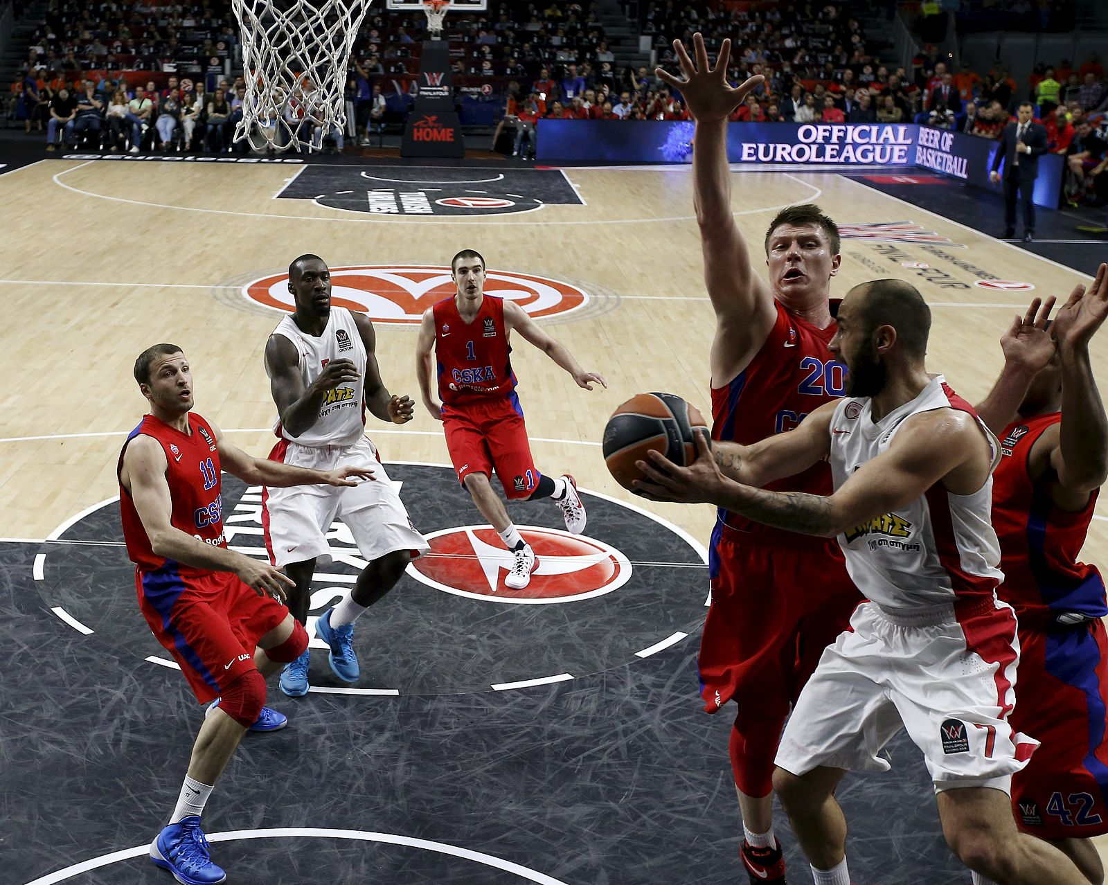 Vassilis Spanoulis ha sido el hombre clave del partido.