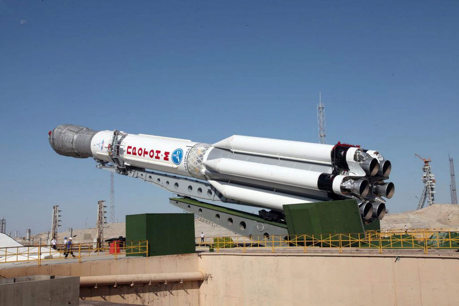 El cohete portador Proton-M en una imagen de archivo