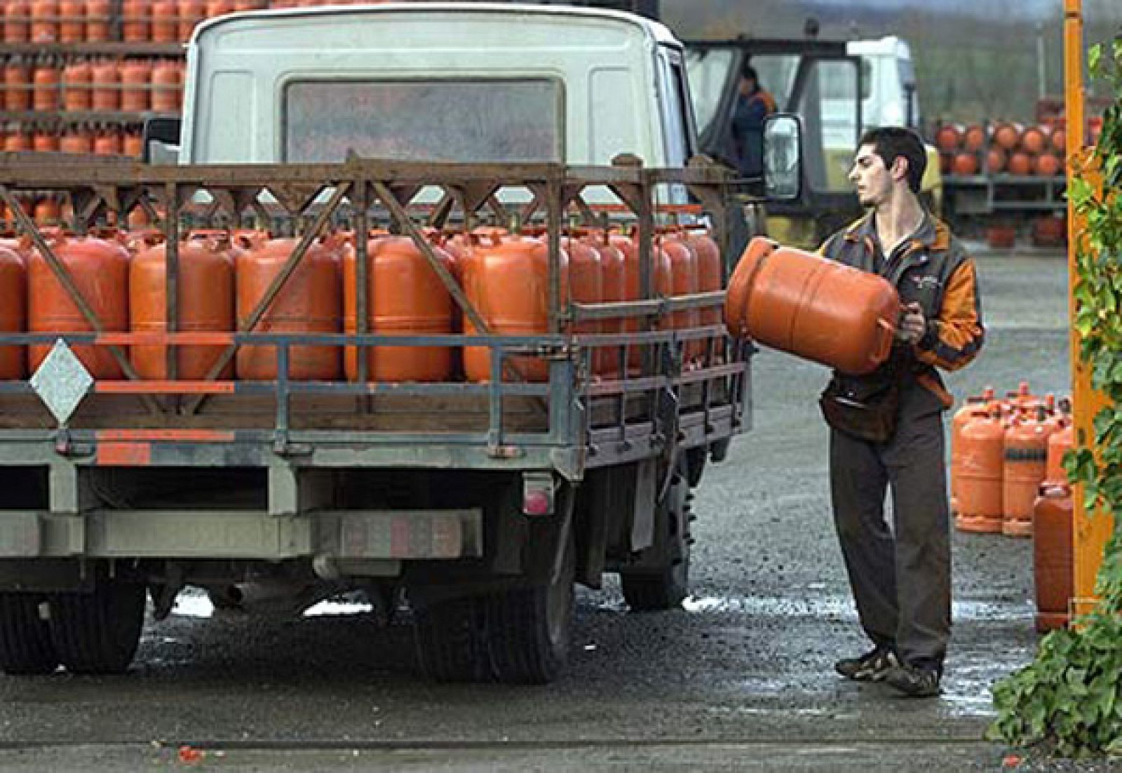 Repartidor de bombonas de butano