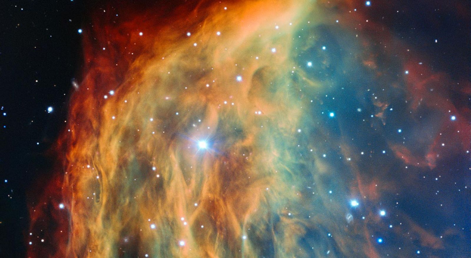 Imagen de la nebulosa Medusa captada por el telescopio Very Large Telescope de ESO.