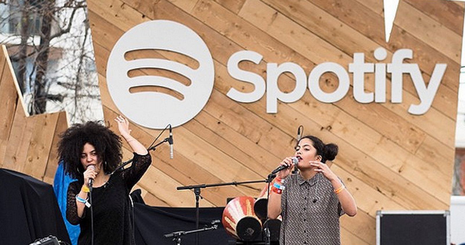 El grupo franco cubano Ibeyi en un concierto en la Spotify House.