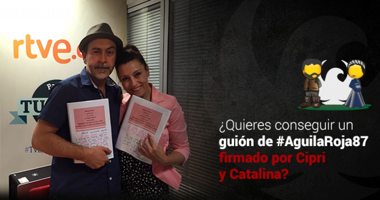 ¿Quieres ganar uno de los dos guiones que sorteamos de #AguilaRoja87?