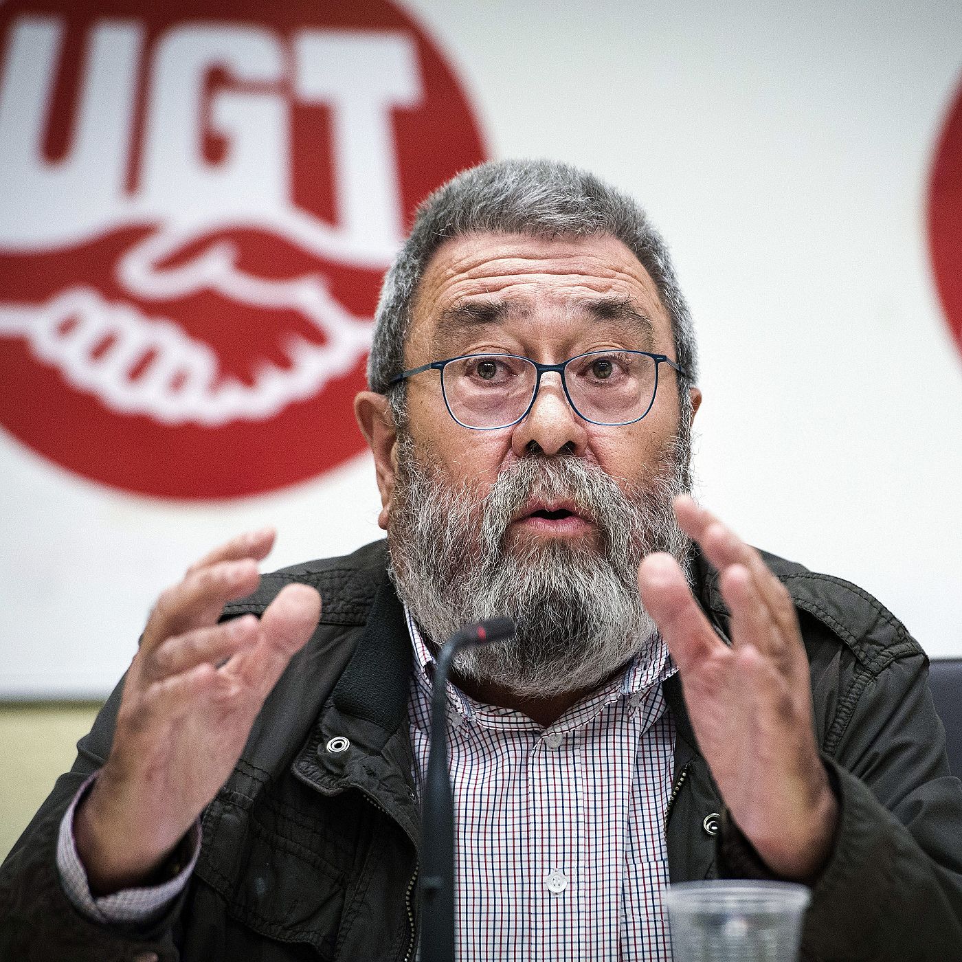 El secretario general del sindicato UGT, Cándido Méndez