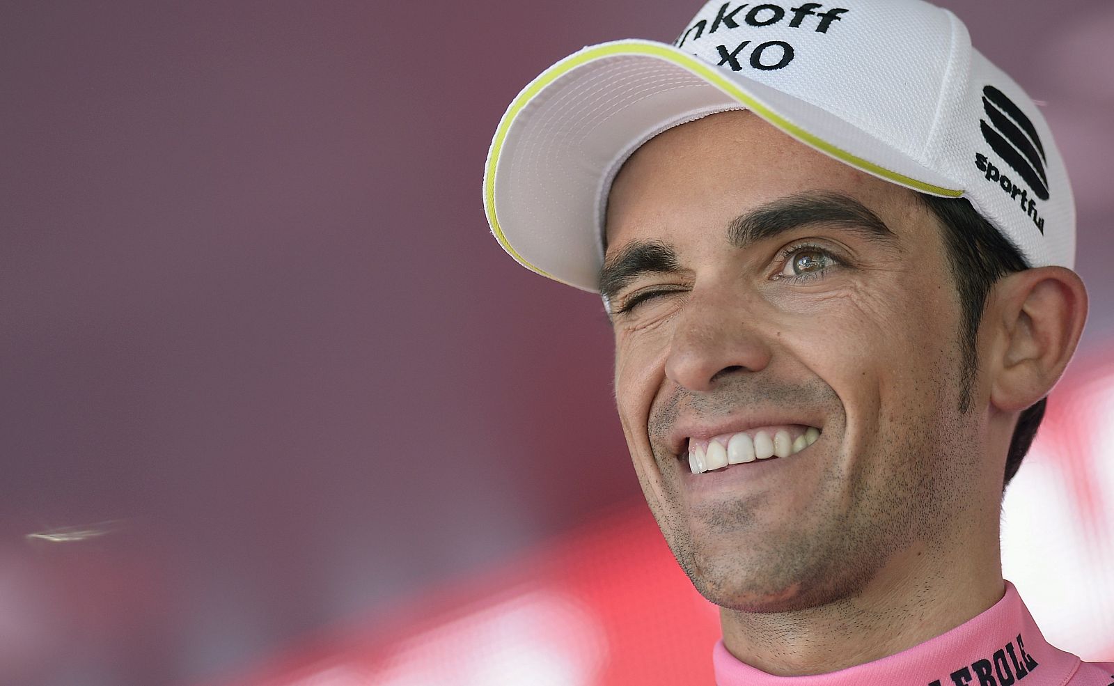 El ciclista español Alberto Contador, líder del Giro de Italia