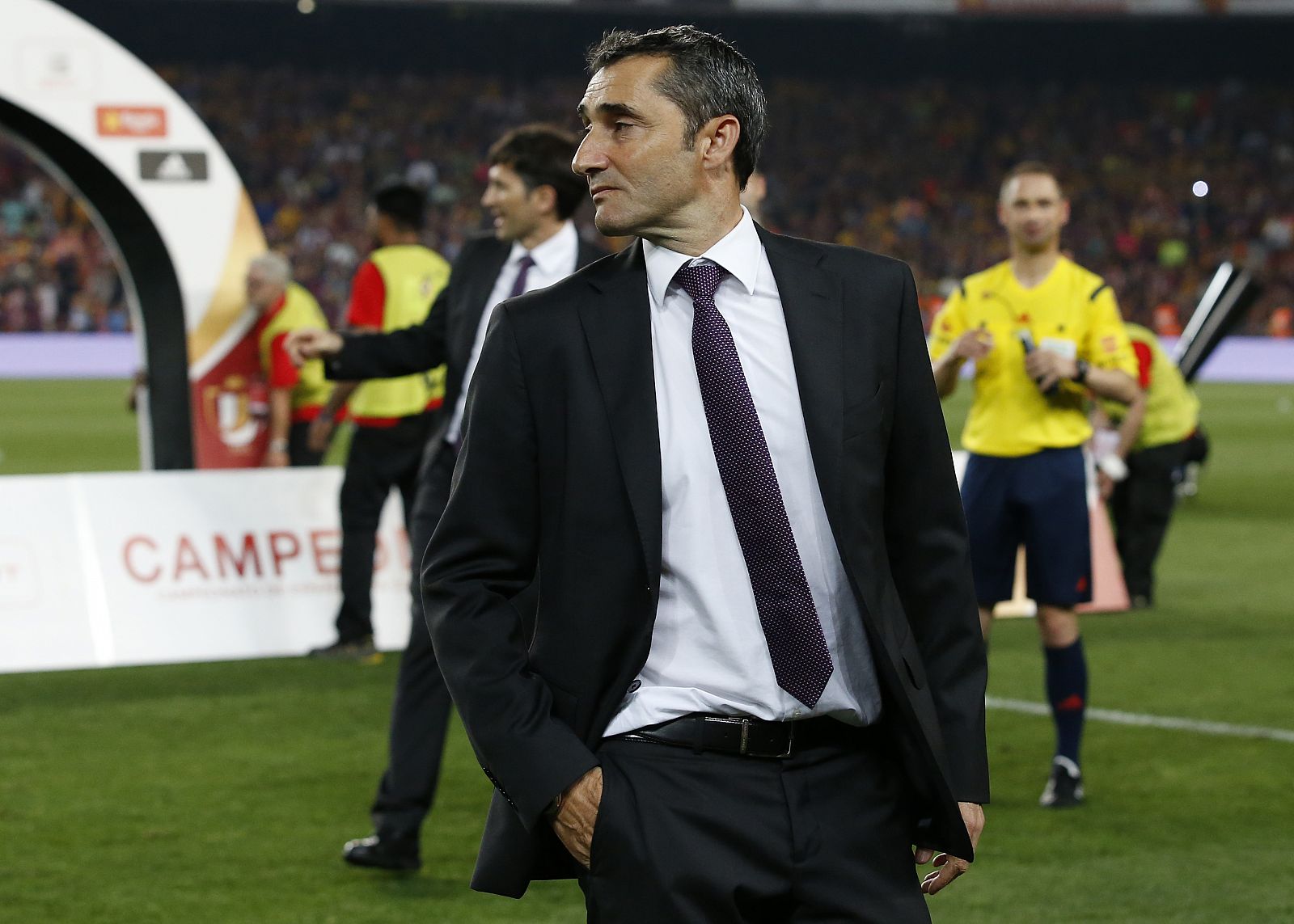 El entrenador del Athletic de Bilbao, Ernesto Valverde.