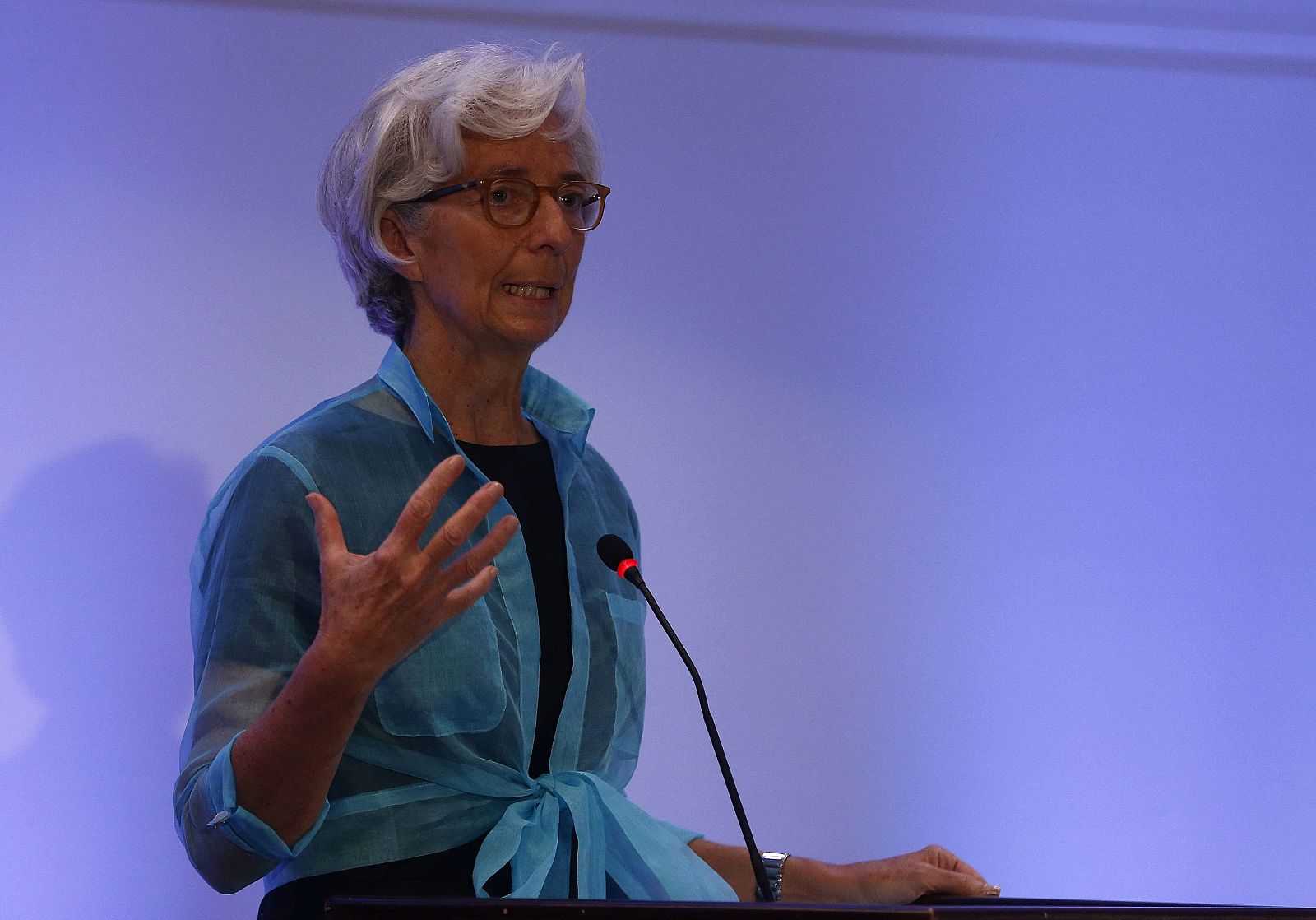 La directora general del Fondo Monetario Internacional (FMI), Christine Lagarde