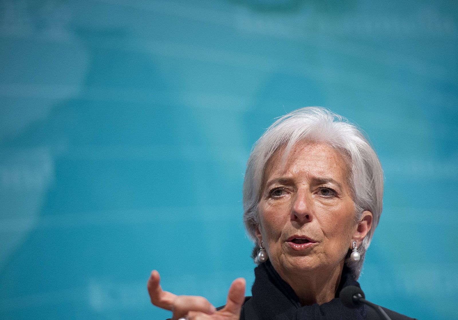 La directora gerente del FMI, Christine Lagarde