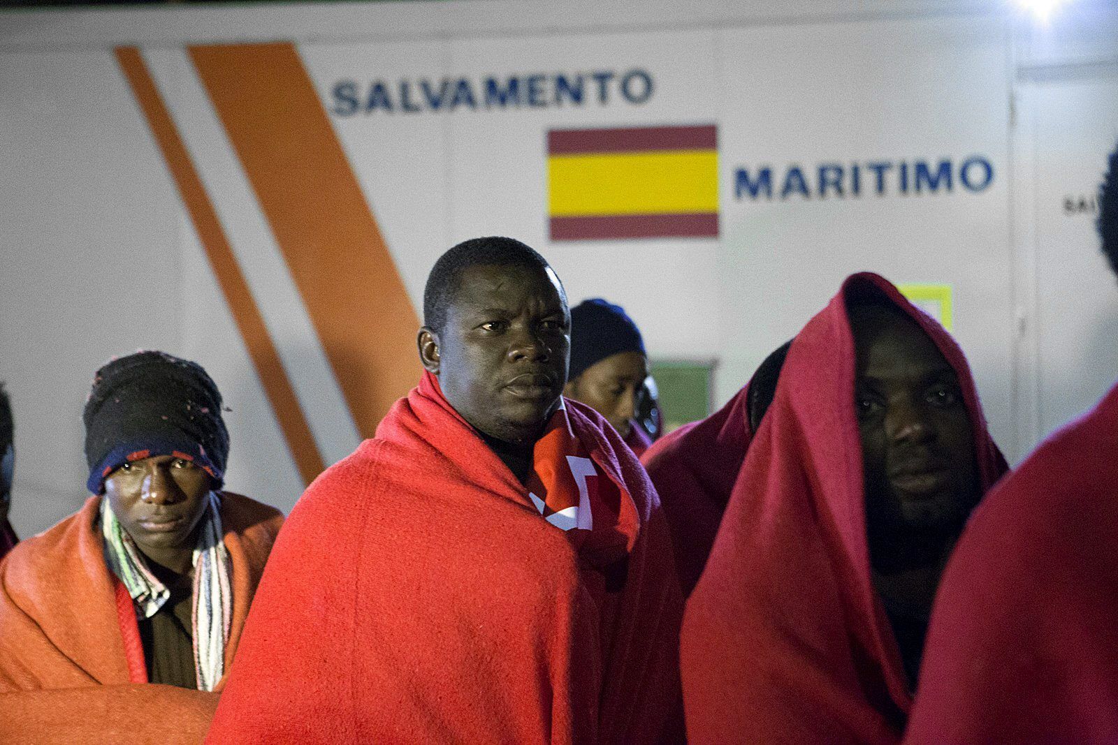 Migrantes rescatados por Salvamento Marítimo cerca de Ceuta, el pasado 8 de junio