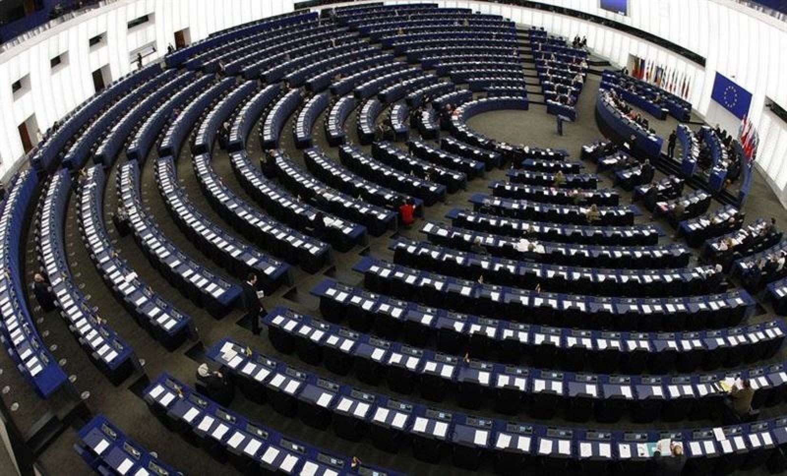 Interior del Parlamento Europeo en su sede de Estrasburgo