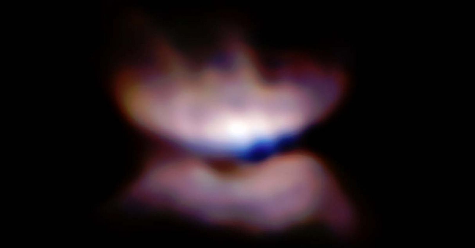Imagen de la Estrella L2 Puppis y de sus alrededores obtenida con VLT/SPHERE