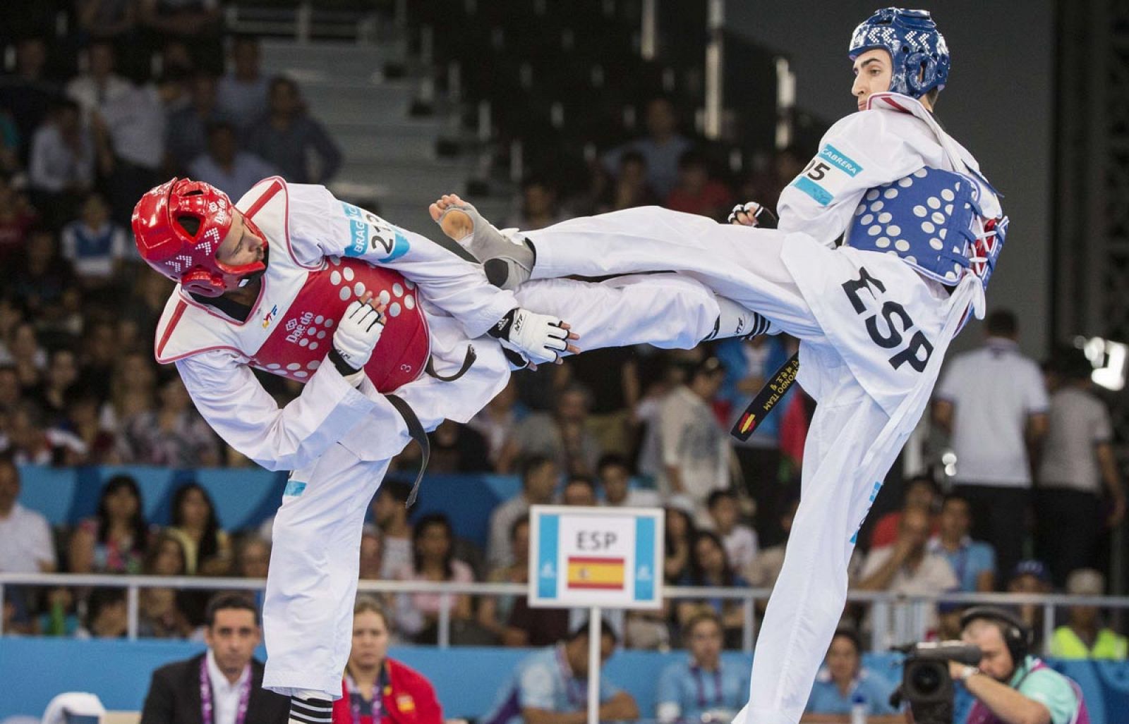 El taekwondista español ha perdido la final ante el portugués.