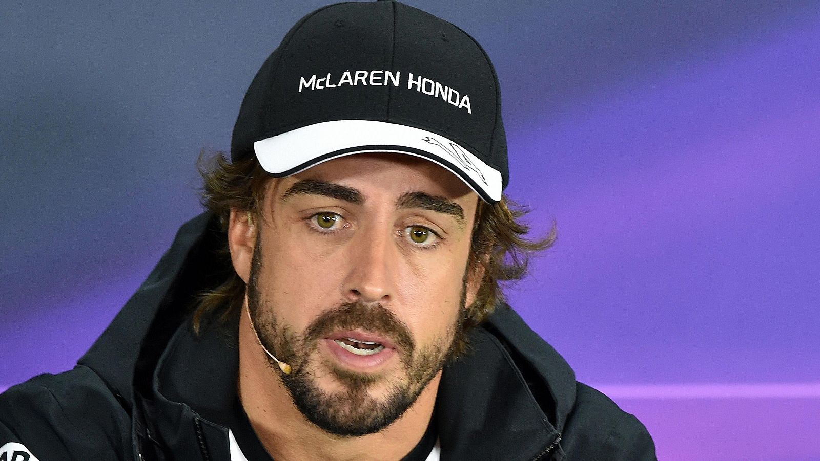 El piloto español Fernando Alonso, en rueda de prensa previa al GP de Austria