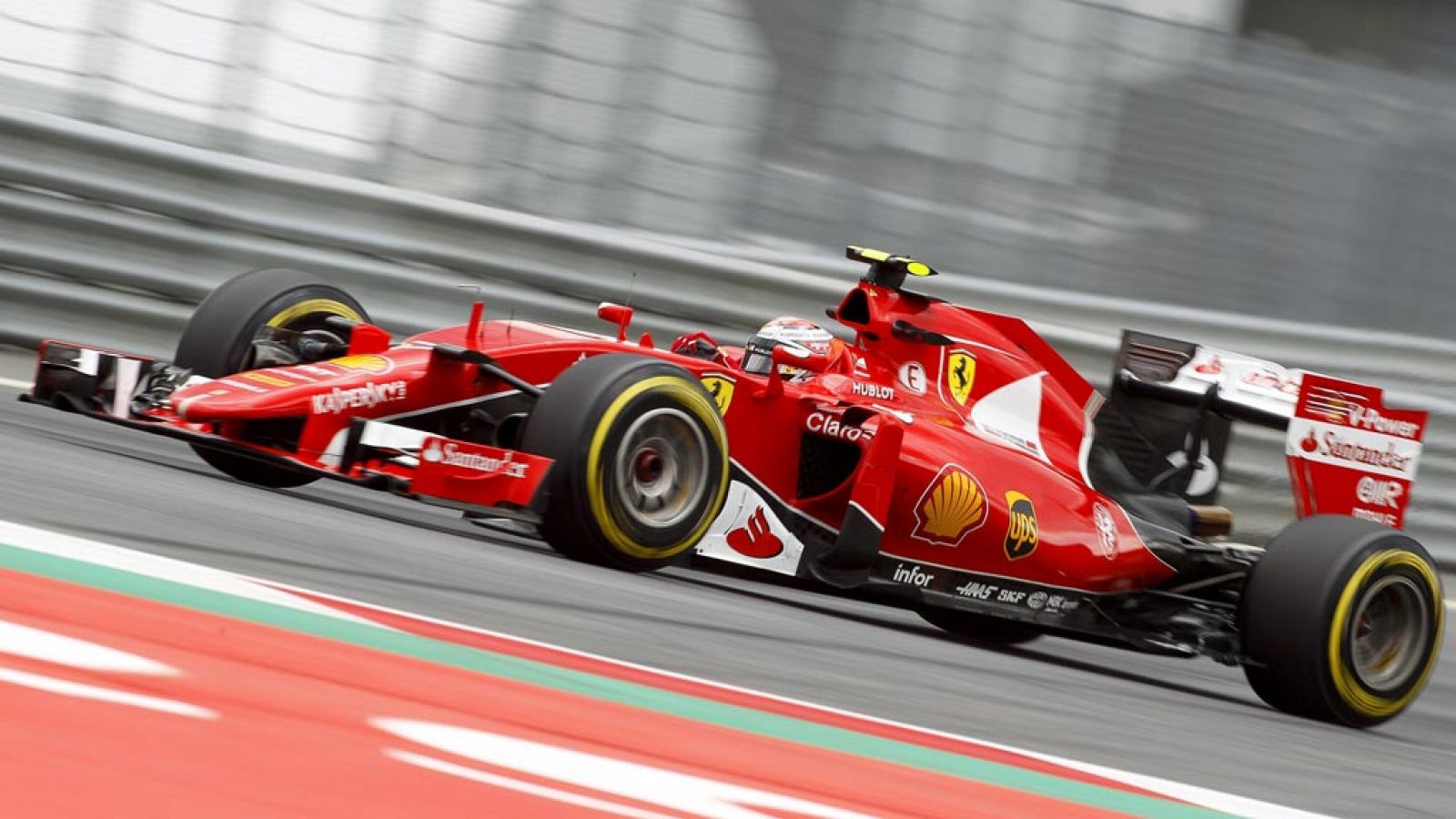 El piloto alemán Sebastian Vettel, de Ferrari, durante los entrenamientos libres del GP de Austria.