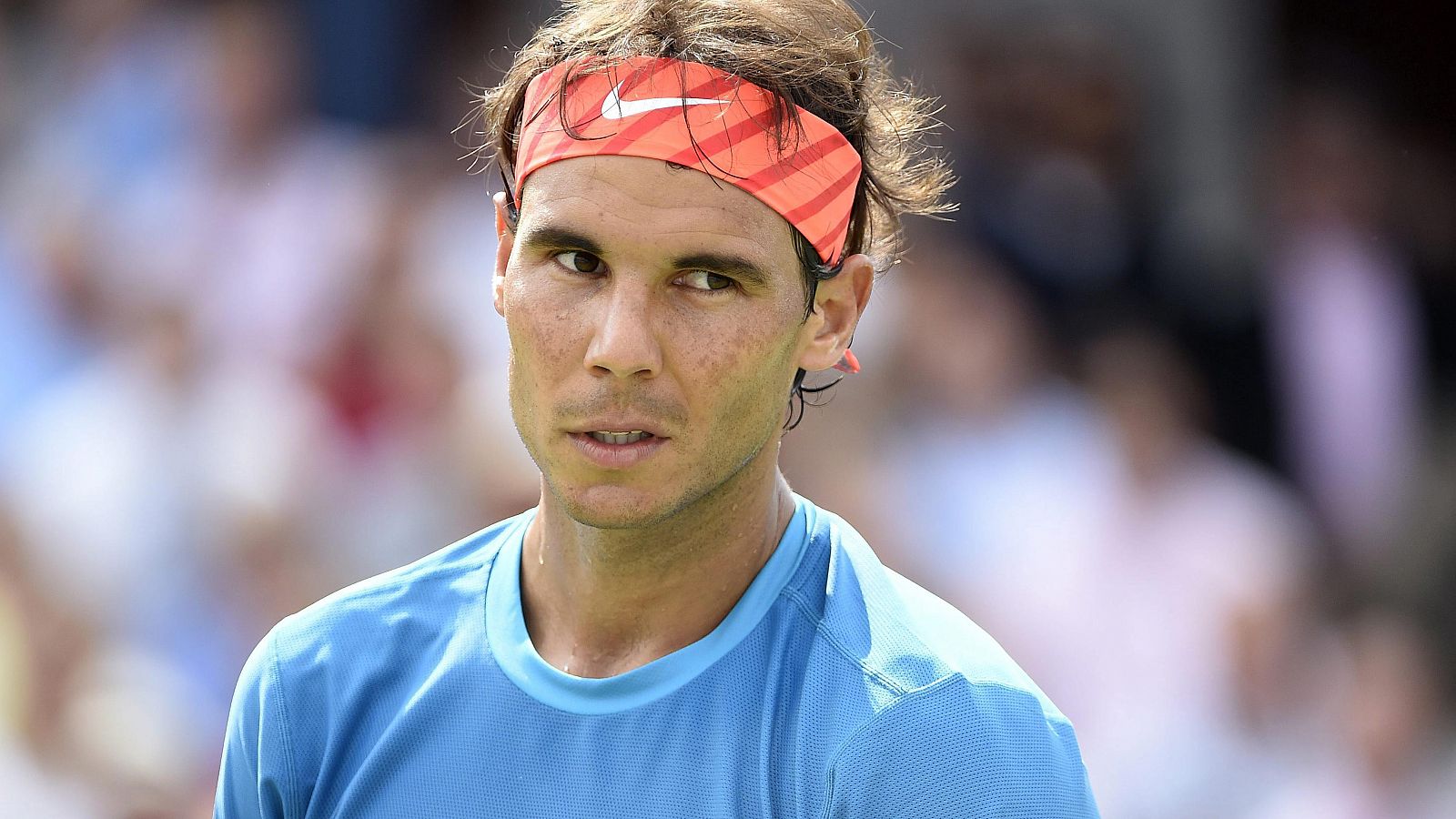 El tenista español Rafa Nadal, durante el pasado torneo de Queen's