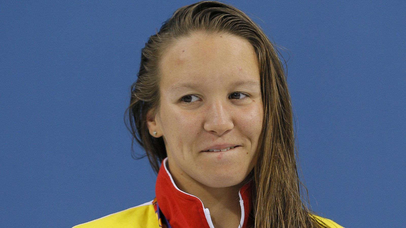 La nadadora española Marina Cruz, doble medalla de bronce en Bakú