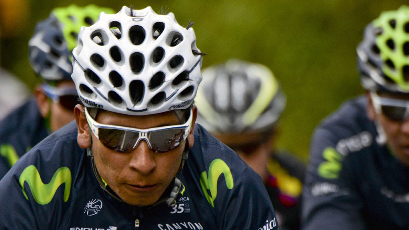 El ciclista colombiano Nairo Quintana liderará al equipo ciclista Movistar en el Tour de Francia 2015.