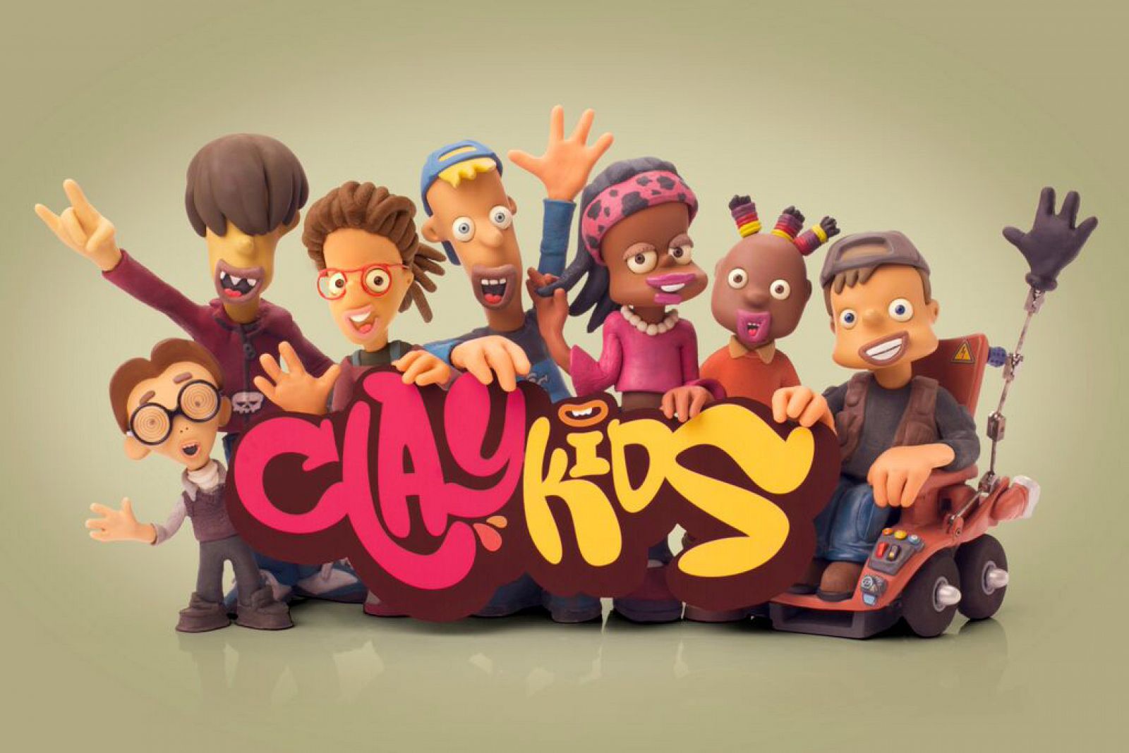 Los protagonistas de Clay kids, la pandilla más divertida del instituto