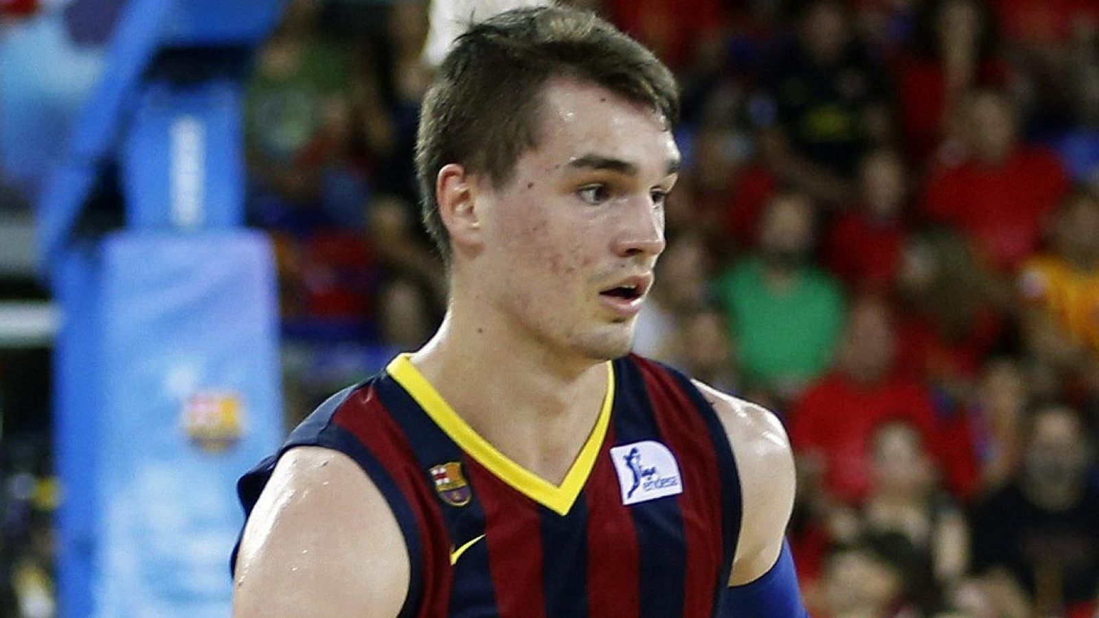 Mario Hezonja, en uno de los partidos de la final ACB contra el Madrid / EFE