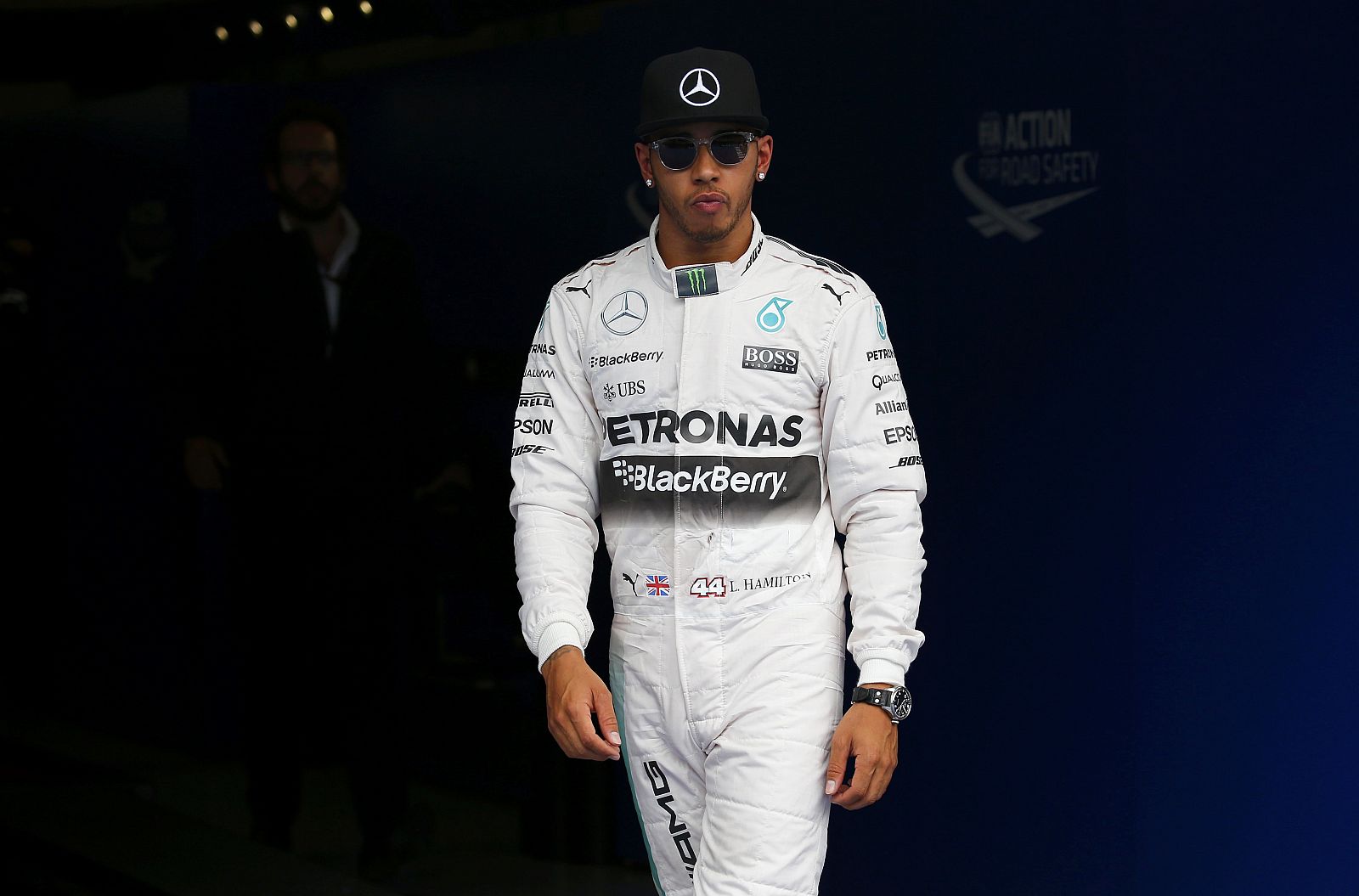 Imagen de archivo del piloto de Mercedes Lewis Hamilton.