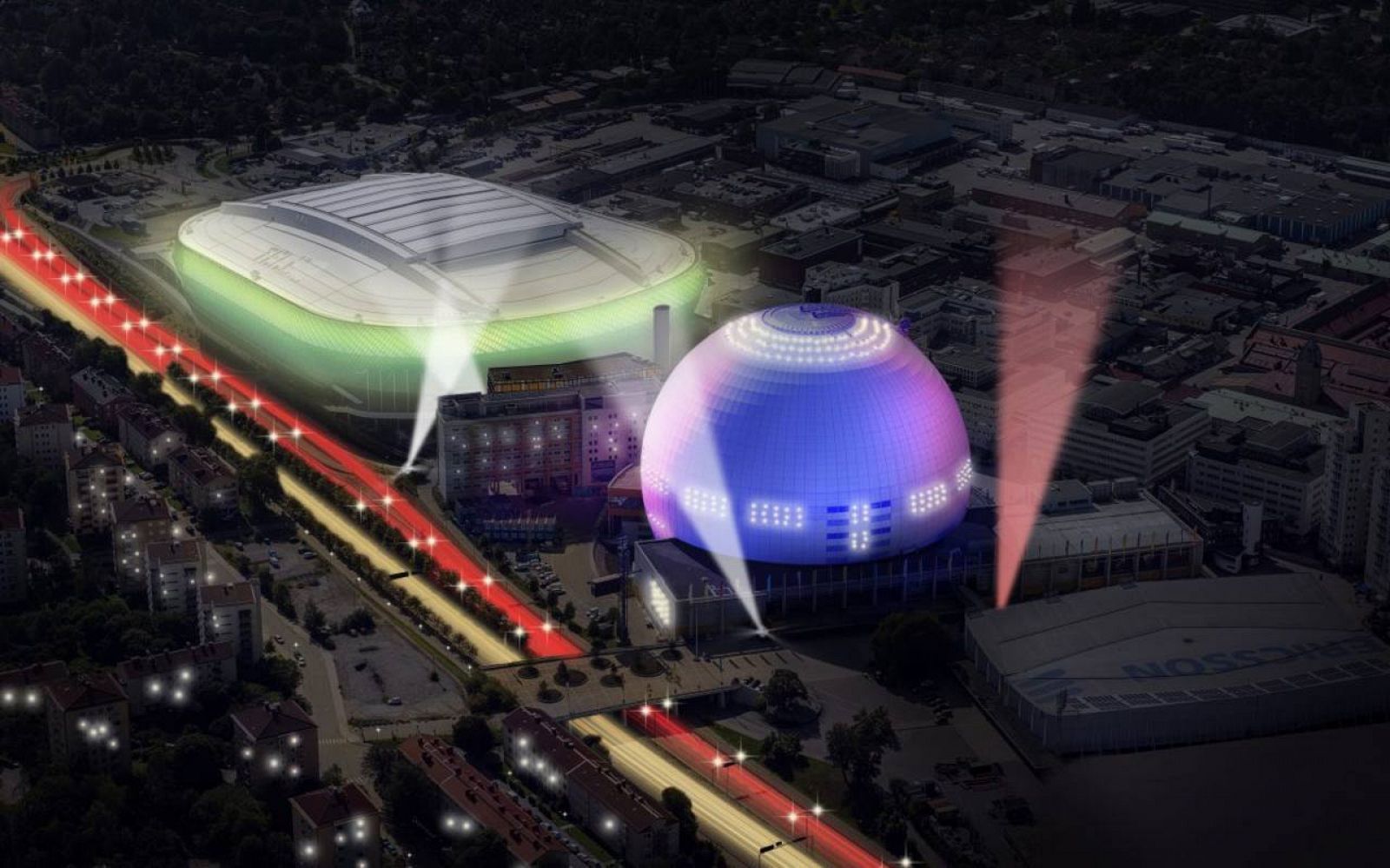 Globe Arena en Estocolmo, sede del Festival