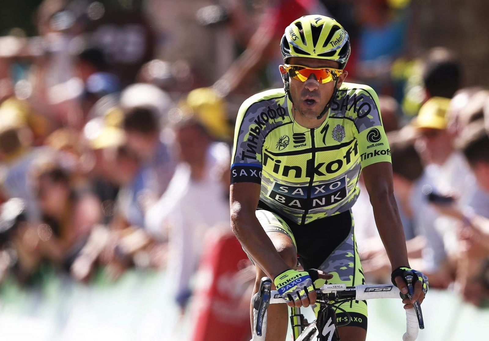 Contador está satisfecho con su actuación en estos primeros cinco días de Tour