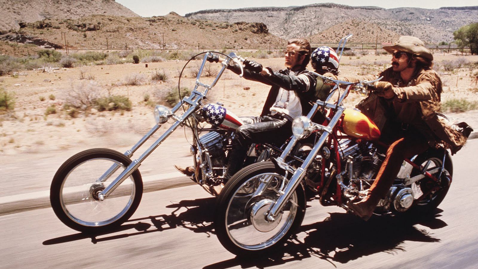 Fotograma de 'Easy Ryder', una de las películas más icónicas rodadas en la Ruta 66