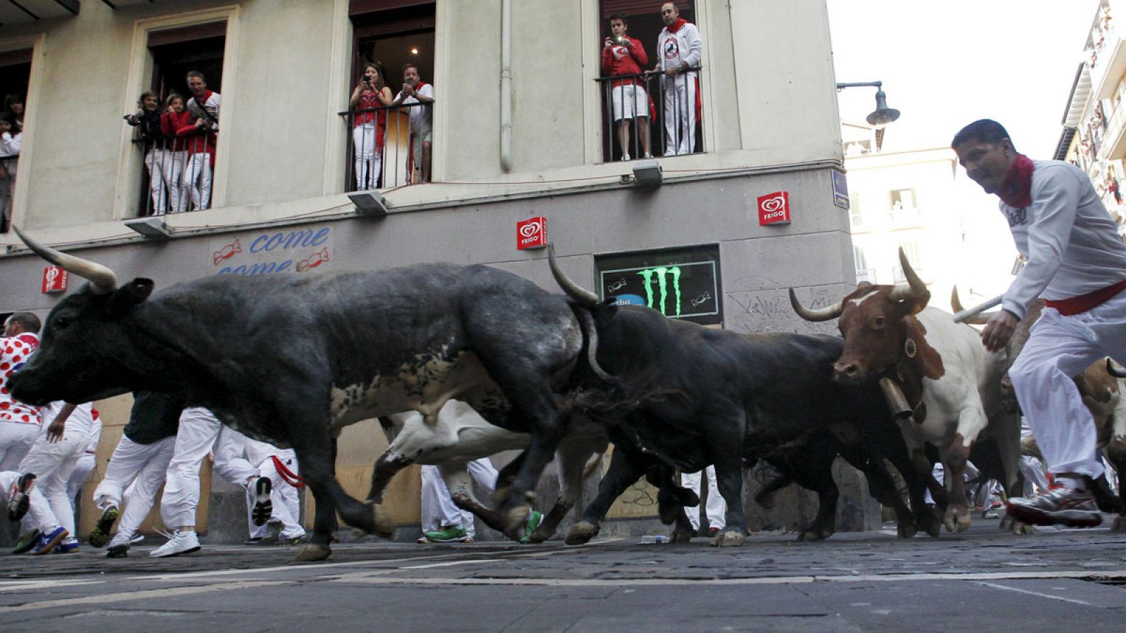 Los Miura en la última carrera de San Fermín 2015 la más rápida desde 1980