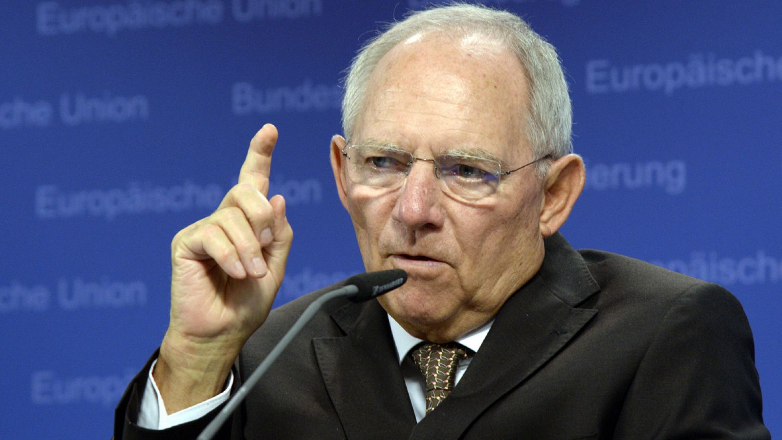 El ministro de Finanzas alemán, Wolfgang Schäuble