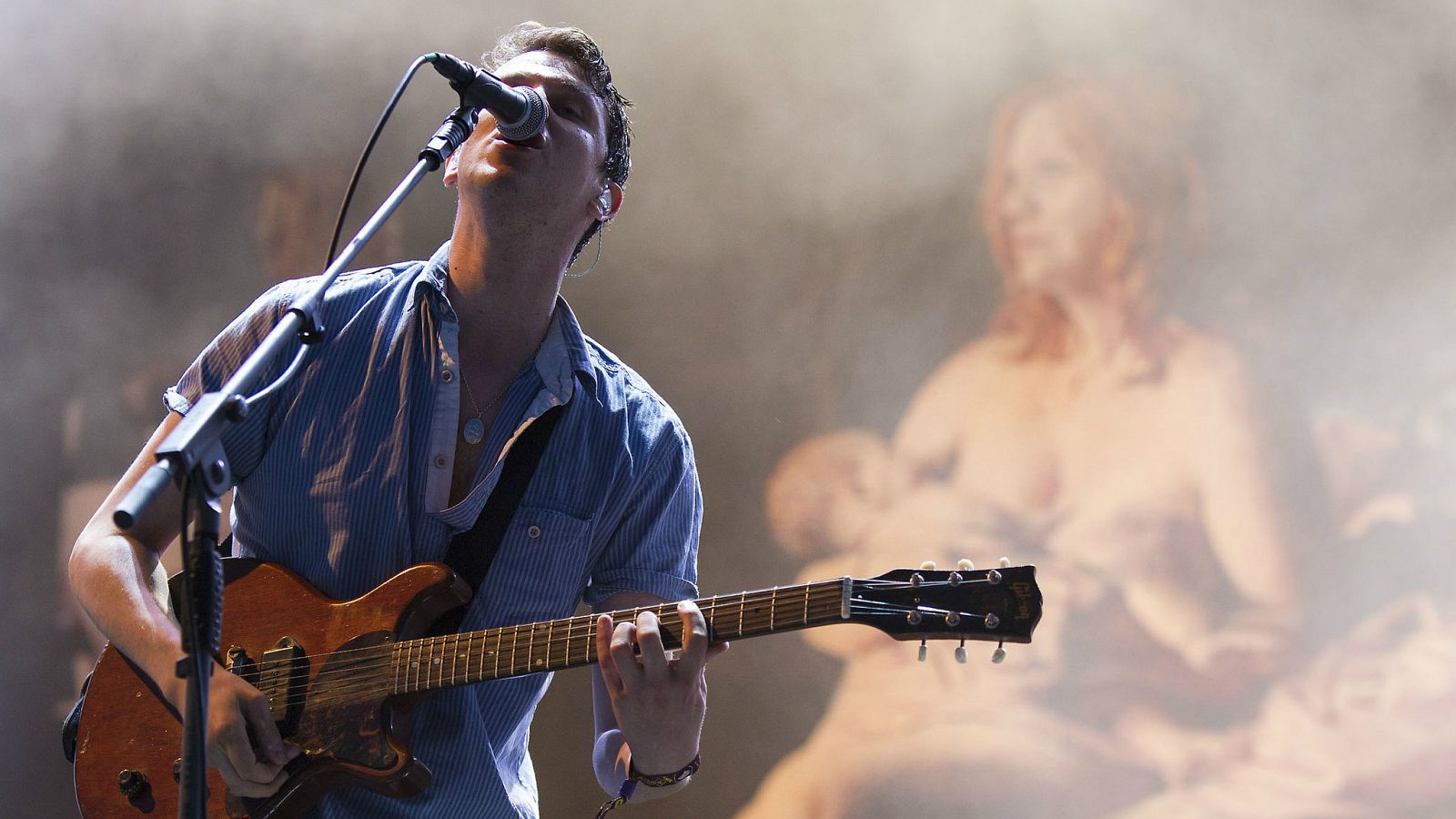 Jamie T en un momento de su actuación en el FIB 2015