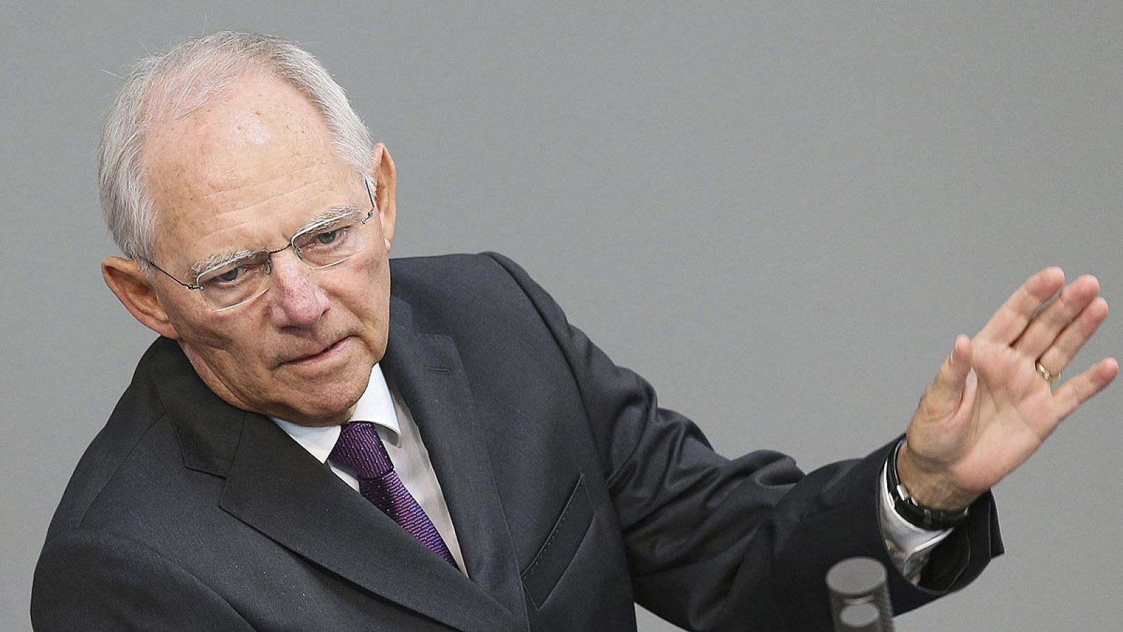 El ministro de Finanzas alemán, Wolfgan Schäuble