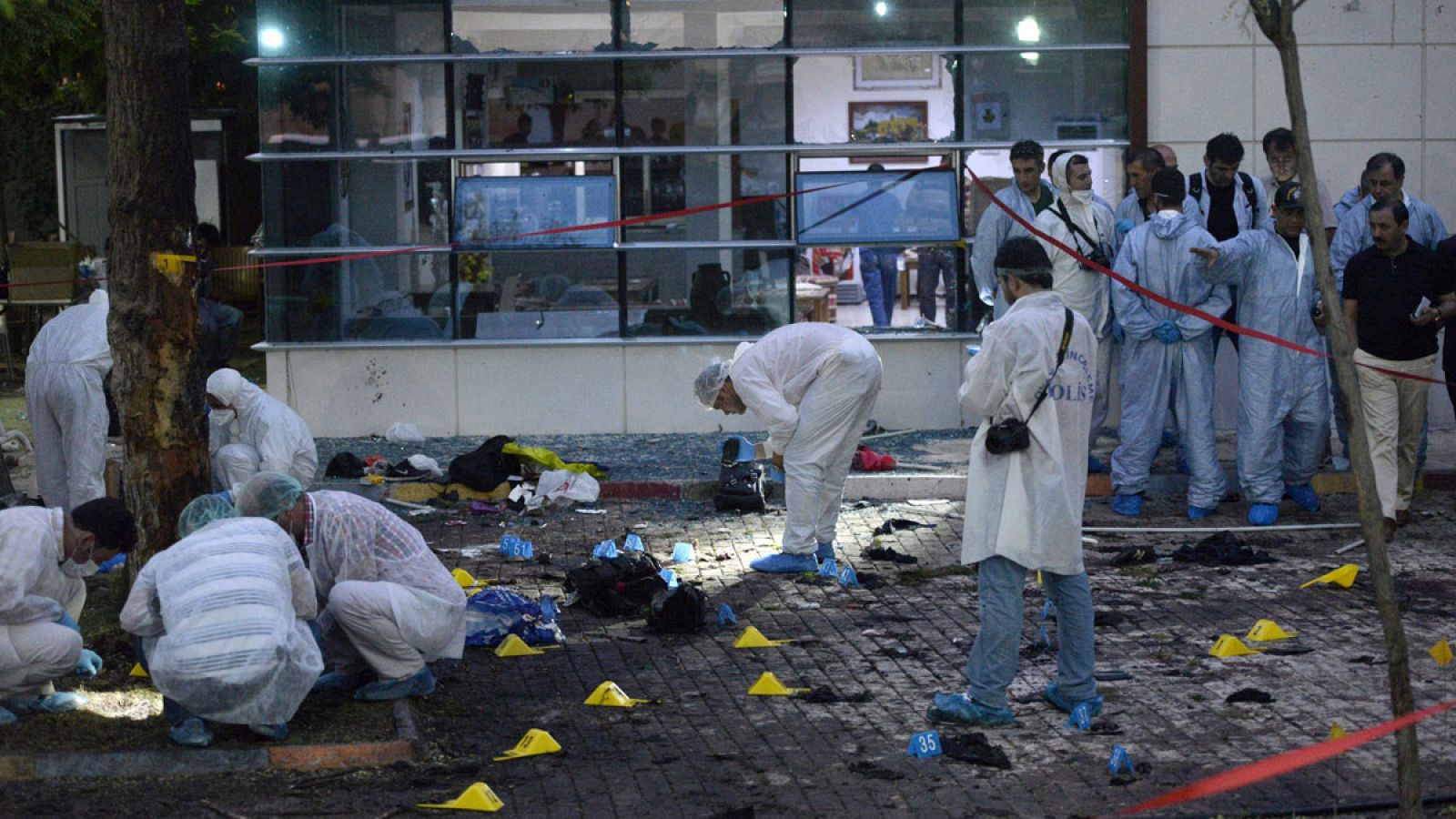 Investigación tras el atentado suicidia perpetrado en Suruç en Turquía