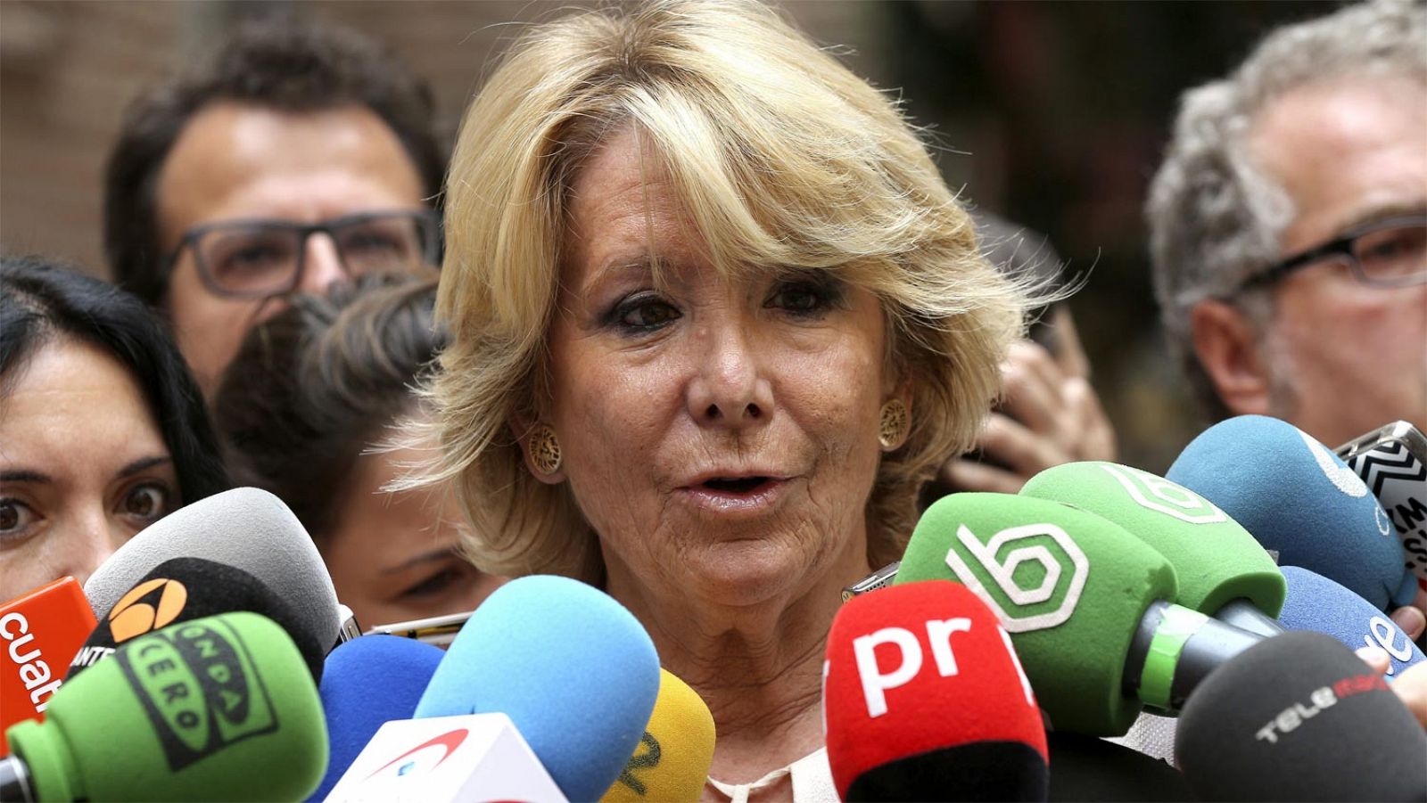 La portavoz del Grupo Popular en el Ayuntamiento de Madrid, Esperanza Aguirre