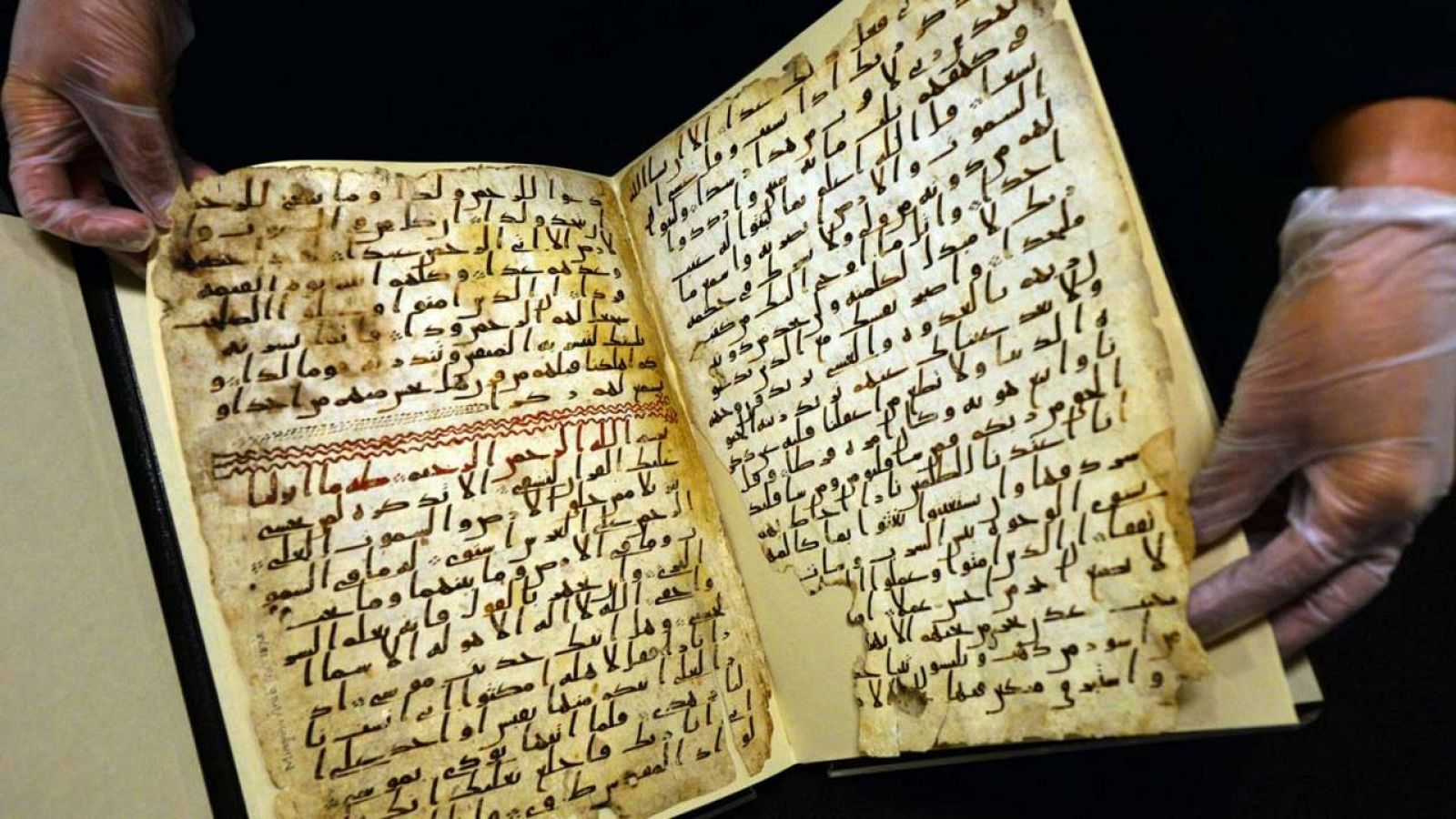 El pergamino del Corán de más de 1.300 años de antigüedad