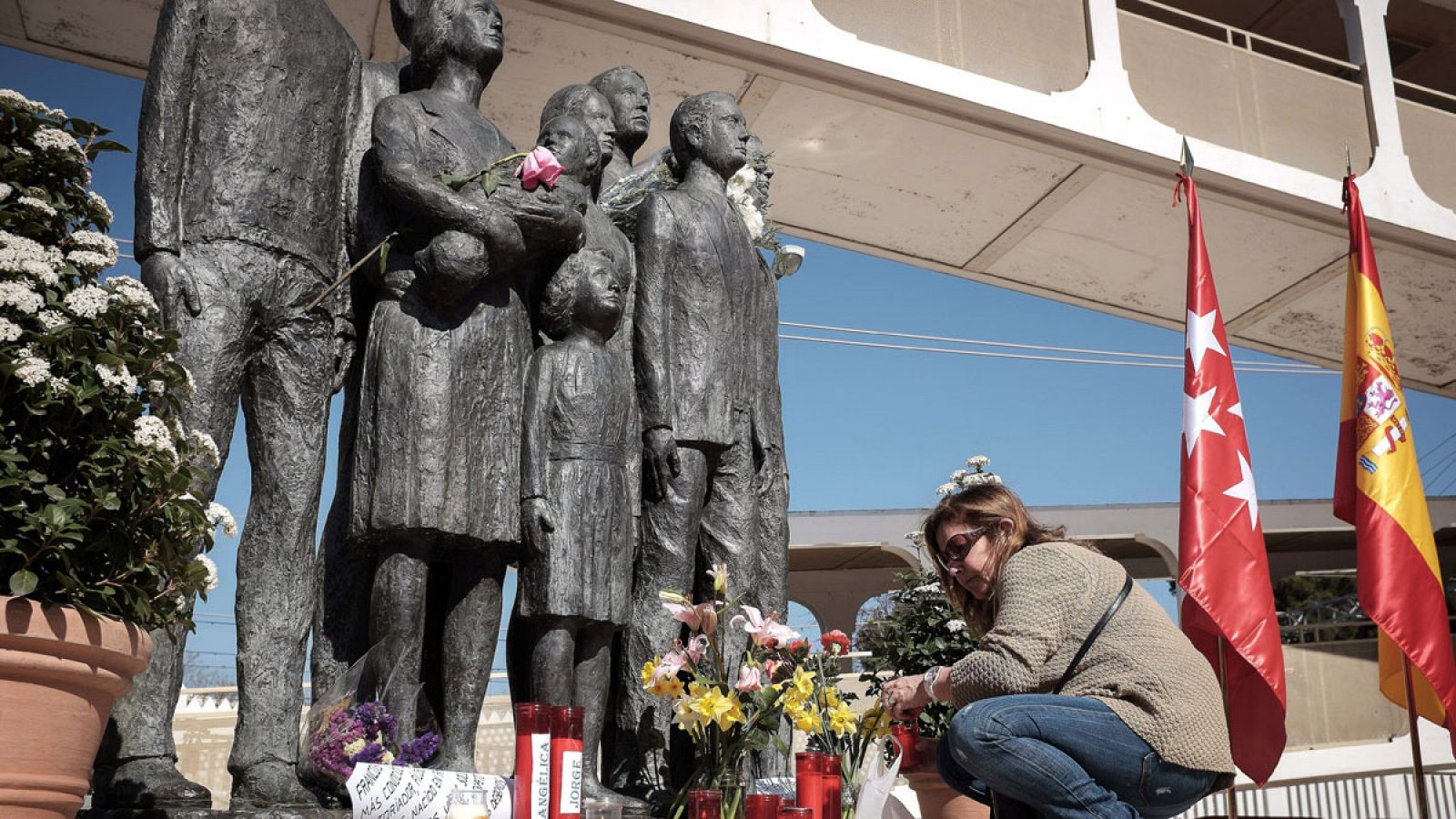 Monumento en memoria a las víctimas de los atentados del 11M en Madrid