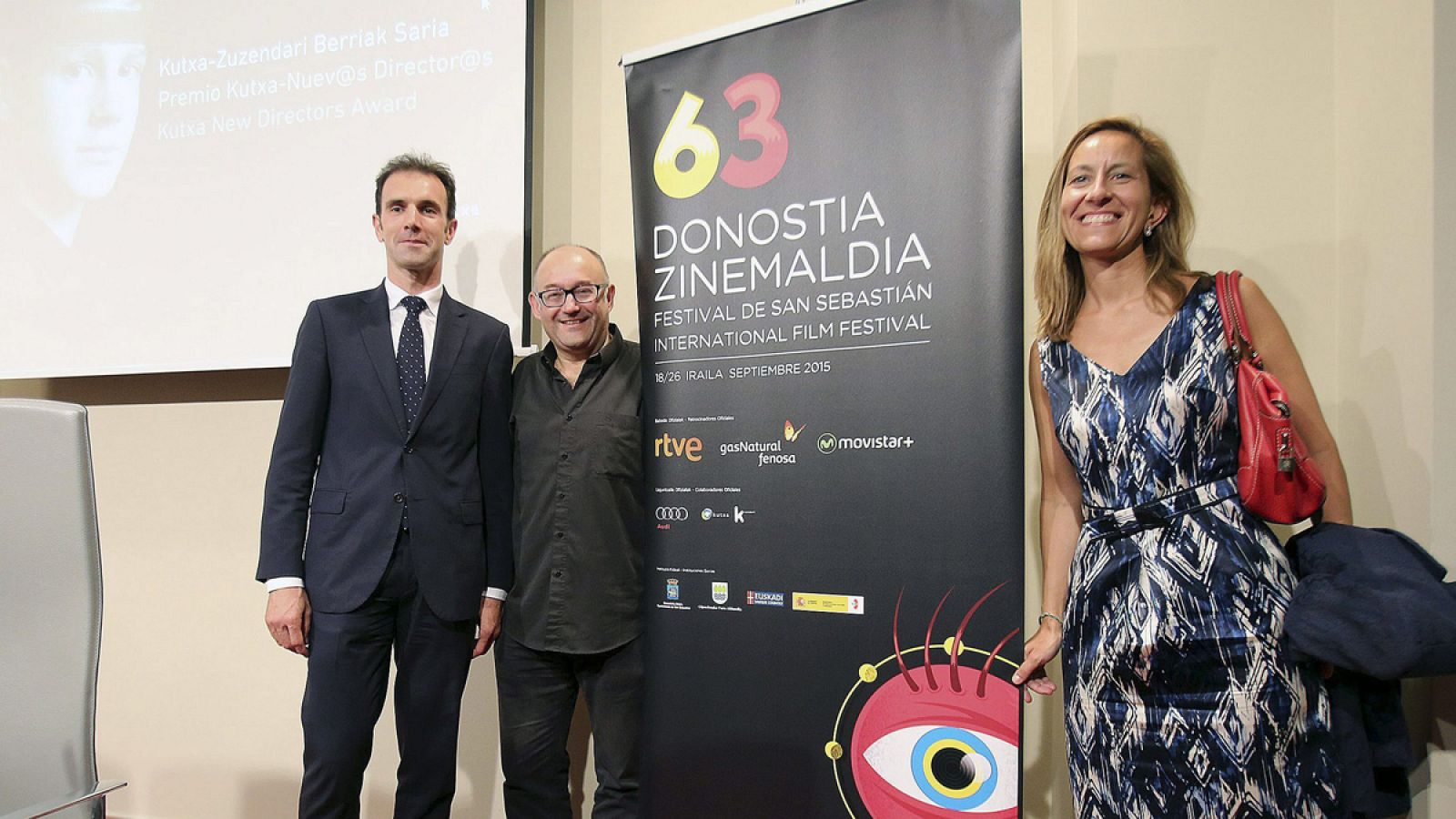 José Luis Rebordino durante el anuncio de las trece películas candidatas a la sección Nuevos Directores del Festival de San Sebastián