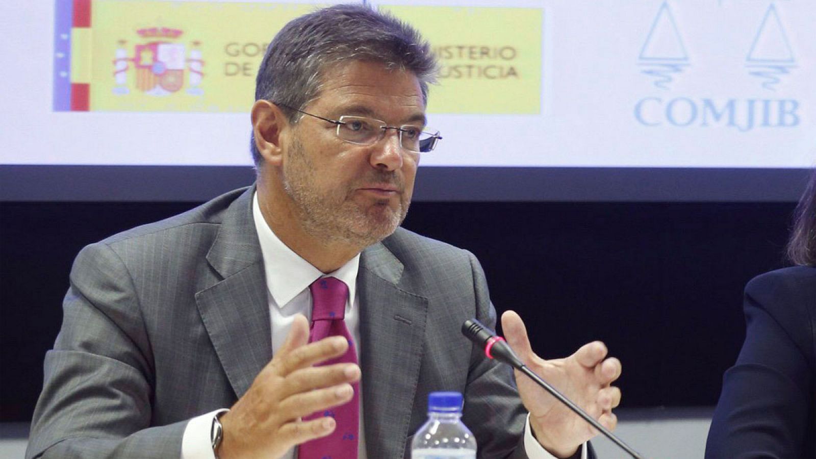El ministro de Justicia, Rafael Catalá, en un acto en Madrid.