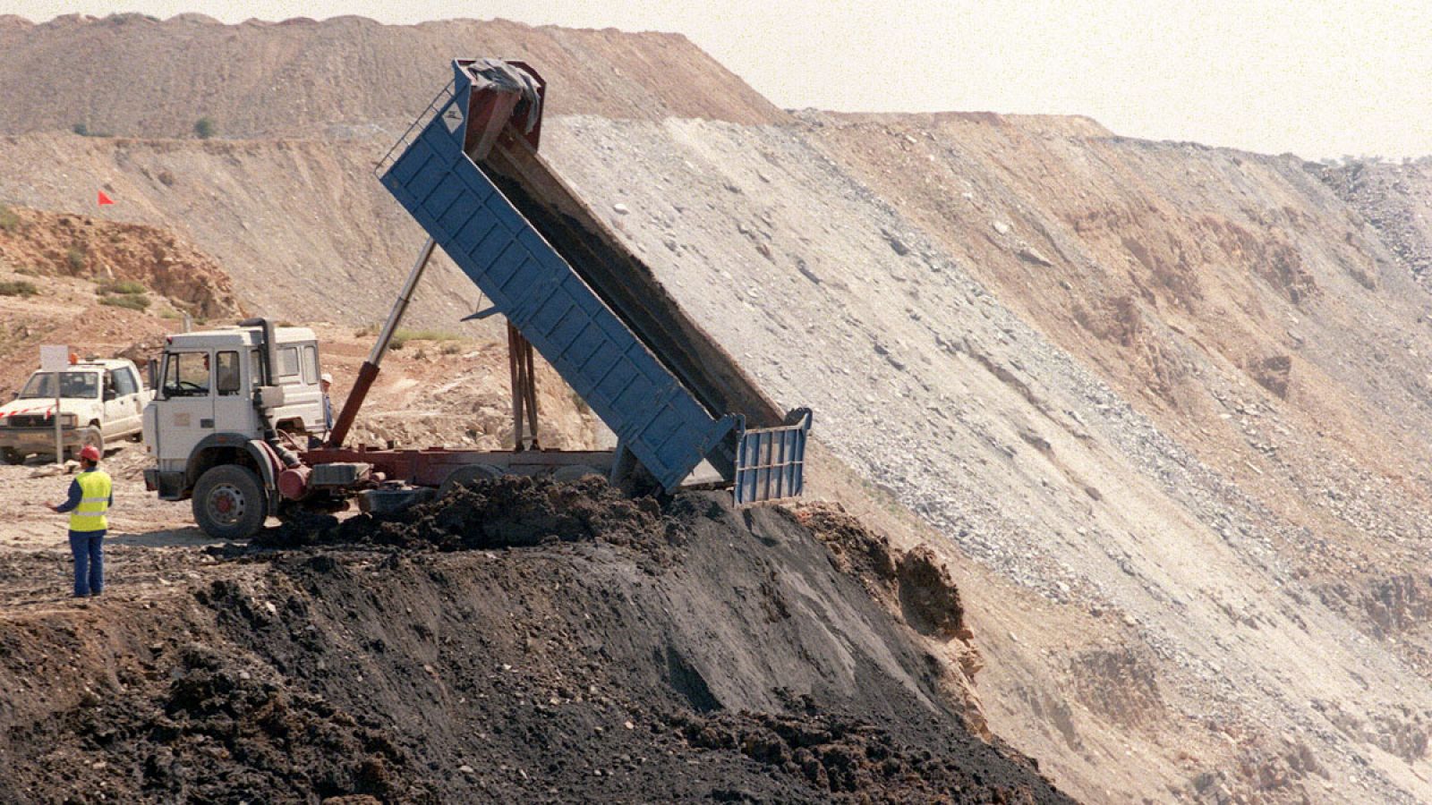 Imagen de la mina de Aznalcóllar.