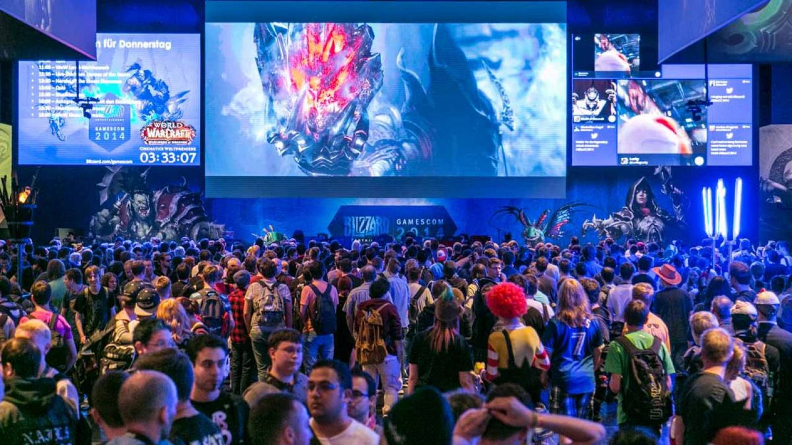 Espacio de exposición de Blizzard en la Gamescom 2014