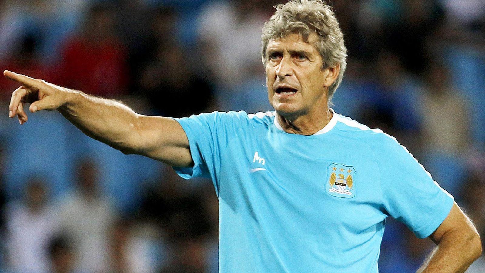 El entrenador del Manchester City, el chileno Manuel Pellegrini