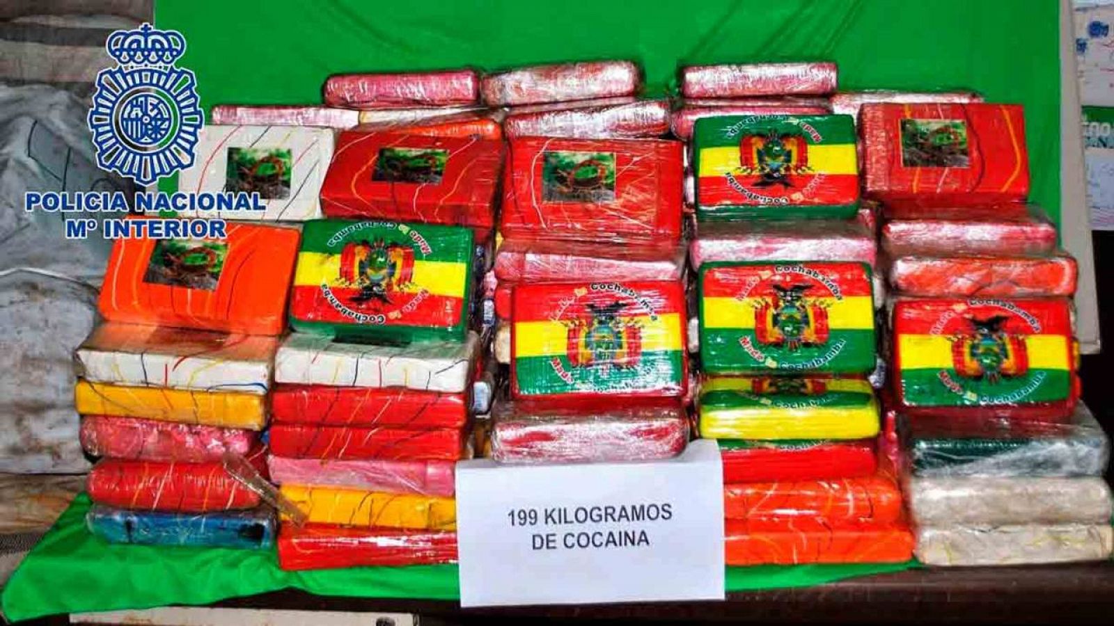 Alijo de cocaína hallado en el buque interceptado el pasado 13 de junio procedente de Brasil con destino Las Palmas