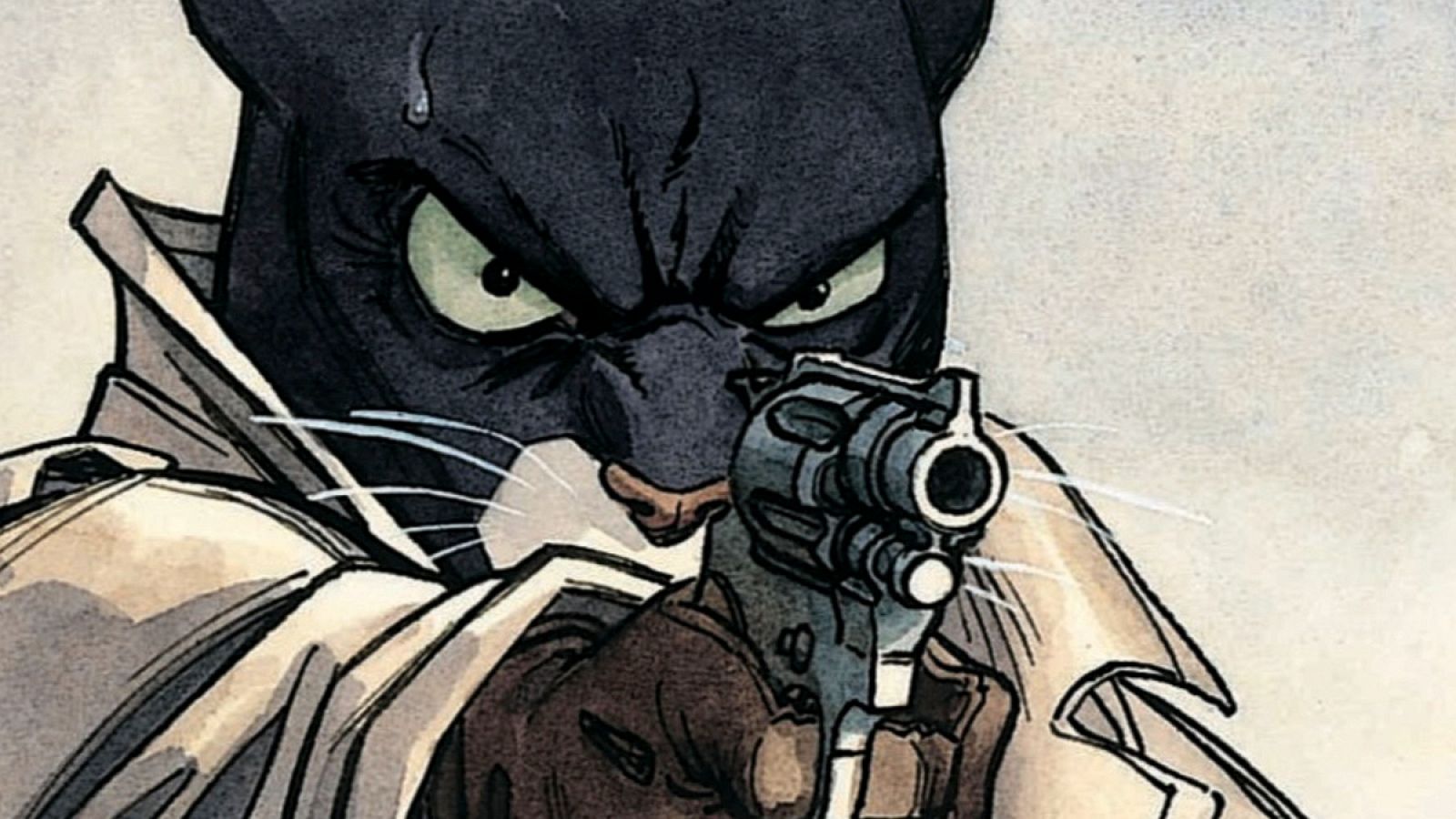 Viñeta de 'Blacksad'