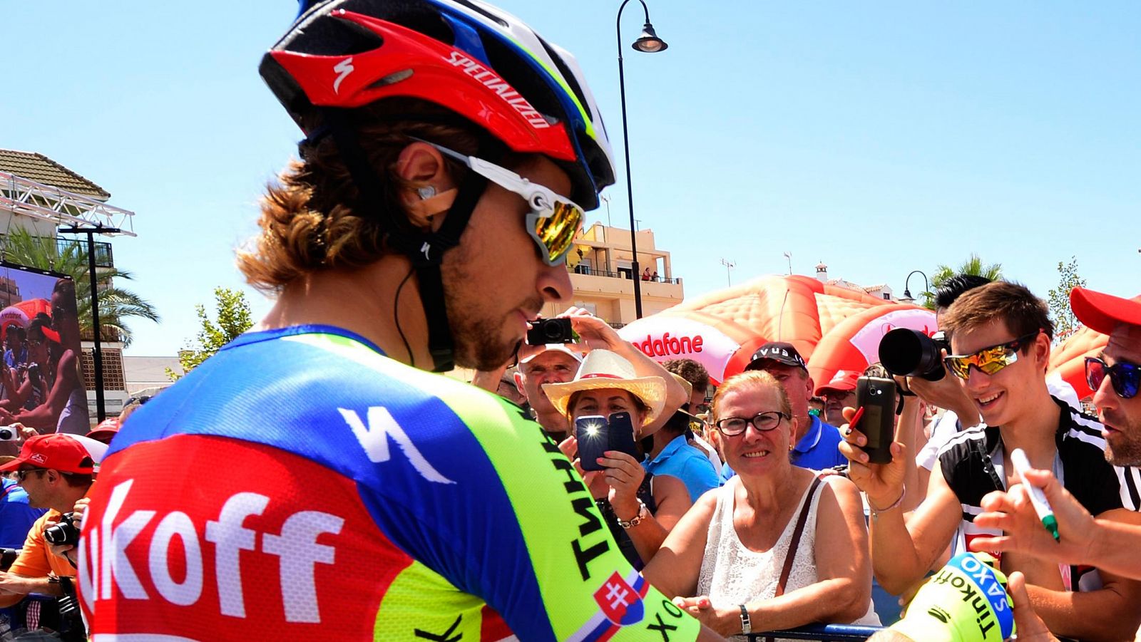 El corredor eslovaco Peter Sagan, en una etapa anterior de la Vuelta