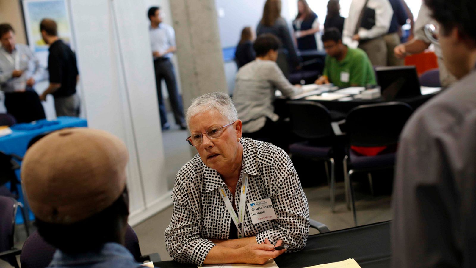 Un feria de trabajo en San Francisco, Estados Unidos