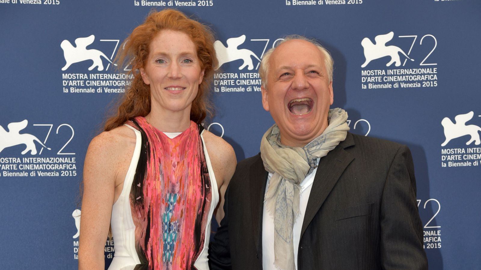 Los actores Vincent Nemeth y Johanna Korthals durante la presentación de 'Francofonia'.