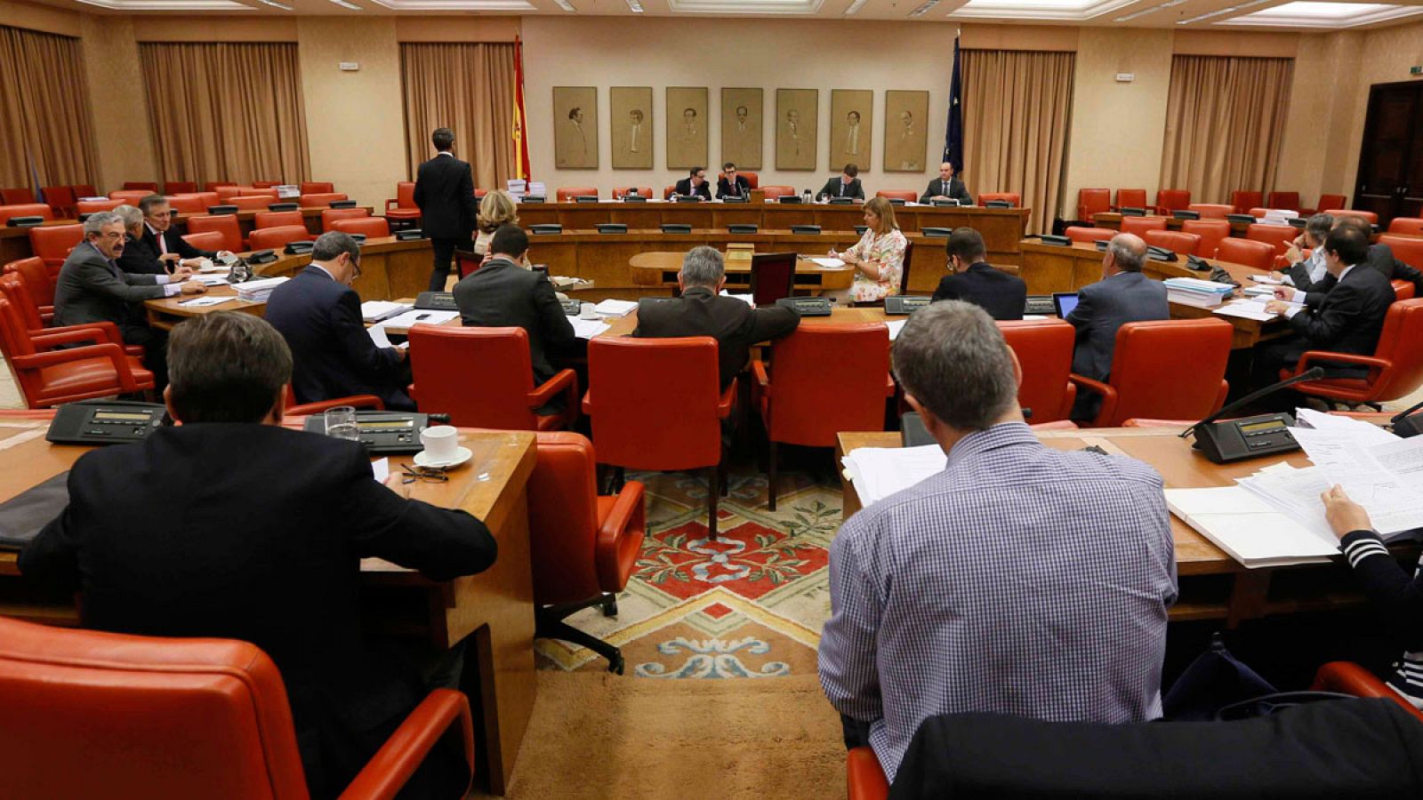 Vista general de la reunión de la Comisión de Presupuestos