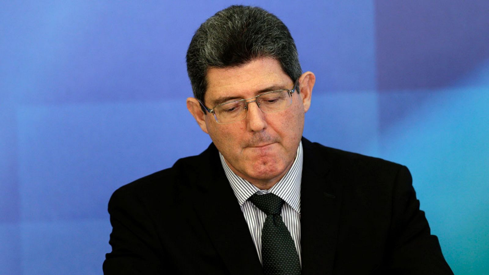 Una imagen del ministro de Finanzas brasileño, Joaquim Levy, durante la rueda de prensa sobre los presupuestos de 2016 (Archivo).