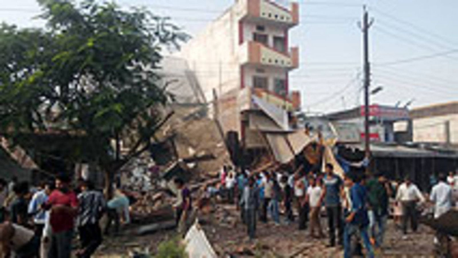 El restaurante en el estado indio de Madhya Pradesh ha quedado destruído tras la explosión