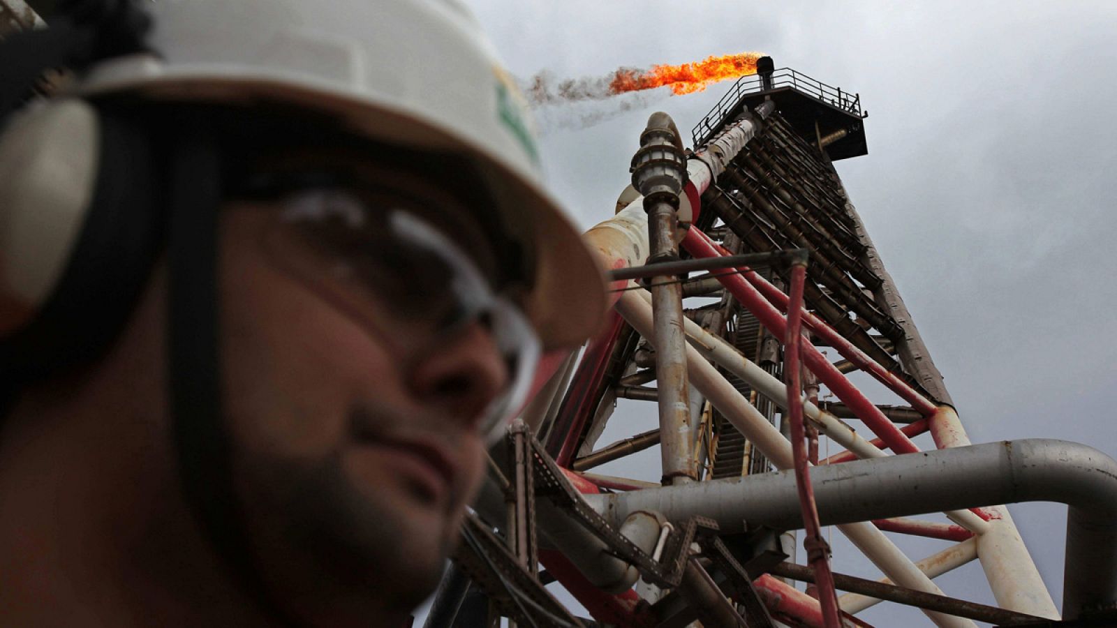Plataforma de Petrobras en la Cuenca de Campos en el estado de Río de Janeiro