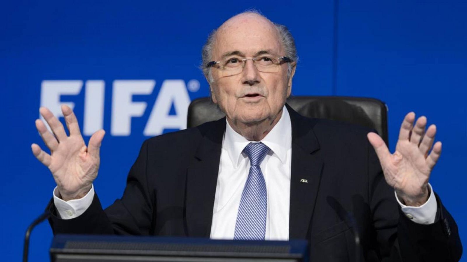 El presidente de la FIFA, Joseph Blatter