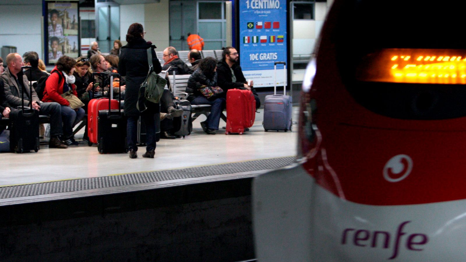 Estación de Sants, en Barcelona